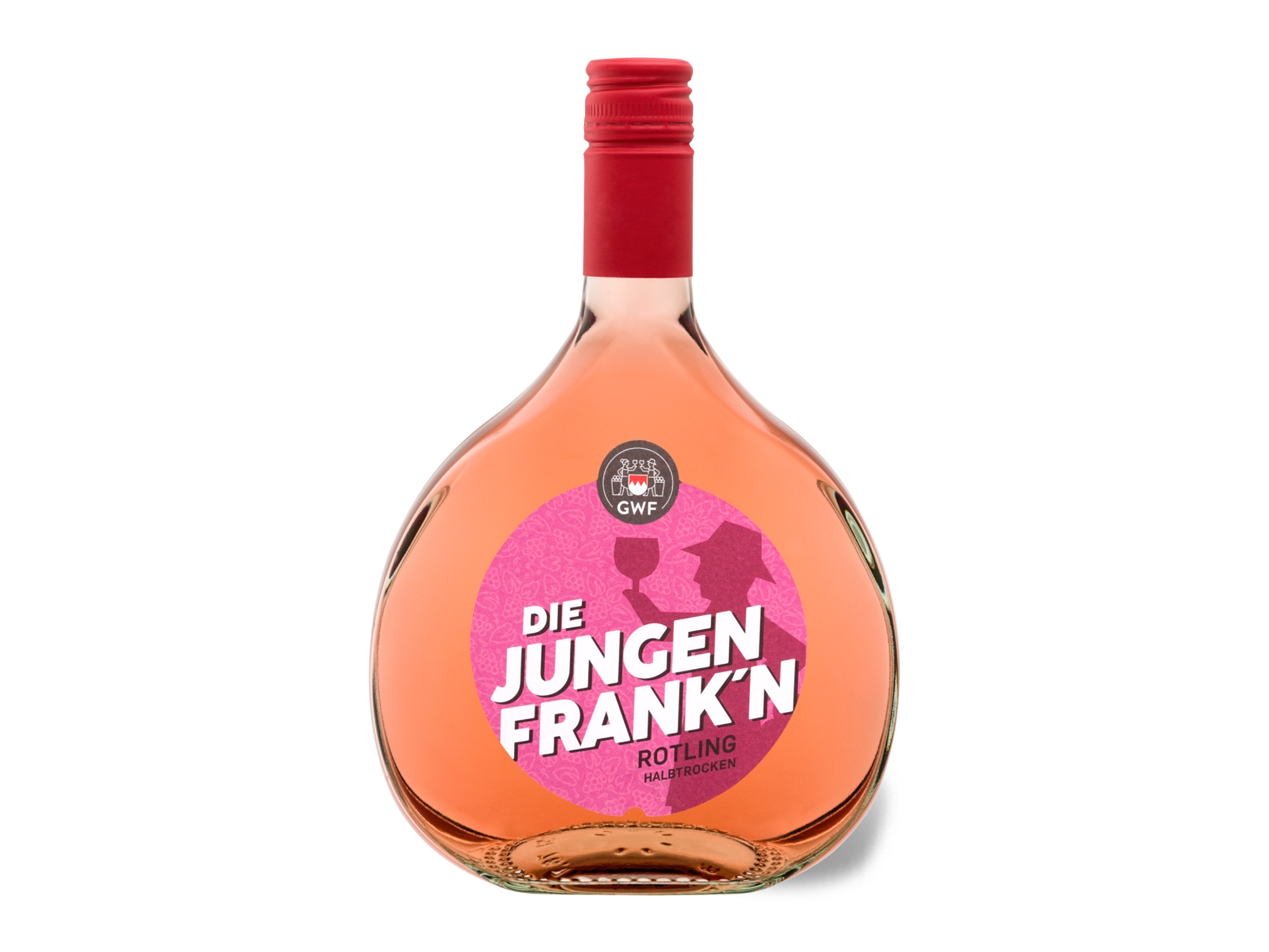 Lidl Wein-Angebot - Die jungen Frank%27n Rotling QbA halbtrocken, Rotling 2025