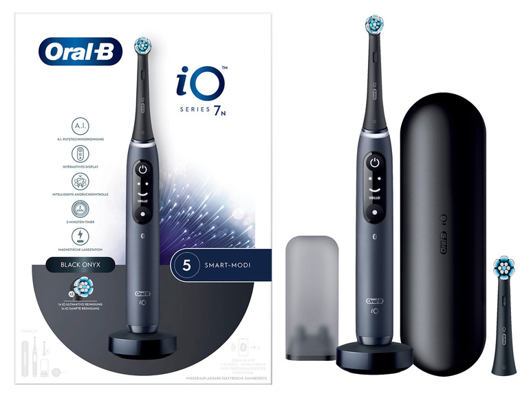 Gehe zu Vollbildansicht: Oral-B iO 7 Elektrische Zahnbürste mit 2 Aufsteckbürsten - Bild 12
