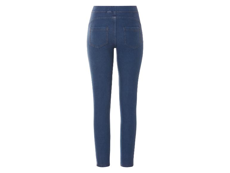 Dunkelblaue Damen-Jeans, Slim Fit.