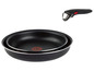 Zwei Tefal Pfannen mit abnehmbarem Griff.