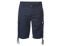Dunkelblaue Cargo Shorts mit Taschen.
