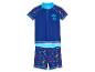 Playshoes Badeanzug für Kinder: Shirt und Shorts mit Surf-Motiv.