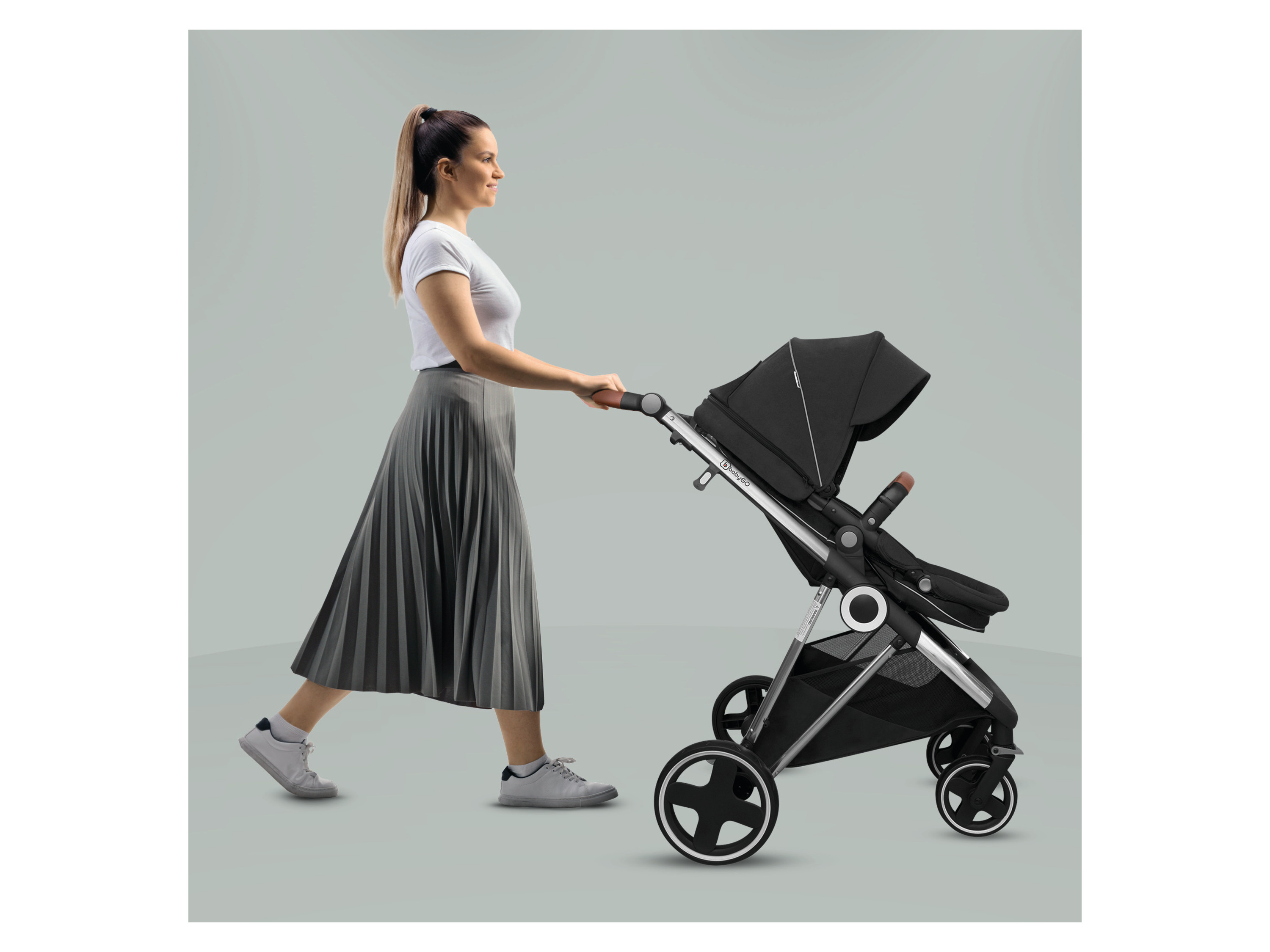 Thumbnail - BabyGO Halime 3in1-AIR (Black)