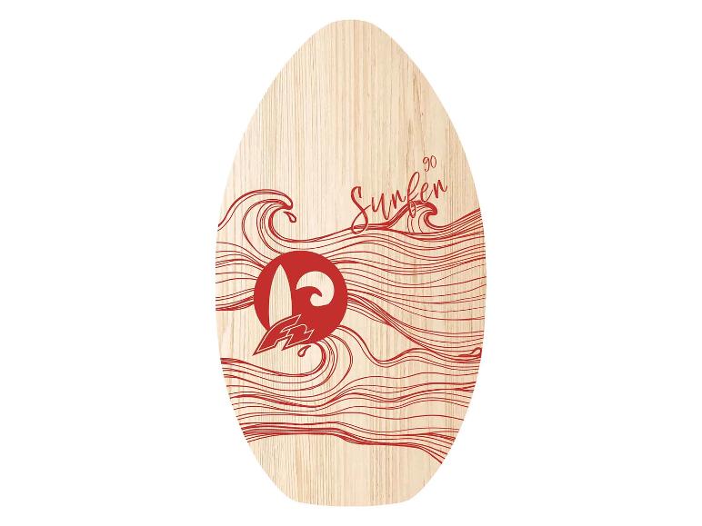 Sunfun 90 Holz-Surfboard.