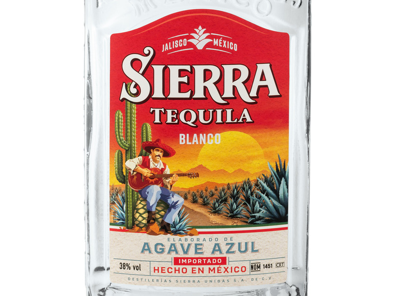 Silver 38% Sierra Tequila Vol