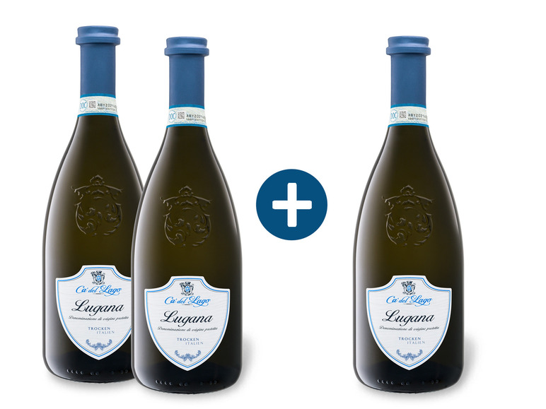 2+1 Paket Ca' del Lago Lugana DOP trocken, Weißwein