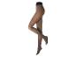Schwarze Strumpfhose mit Herzchen auf einer Schaufensterpuppe