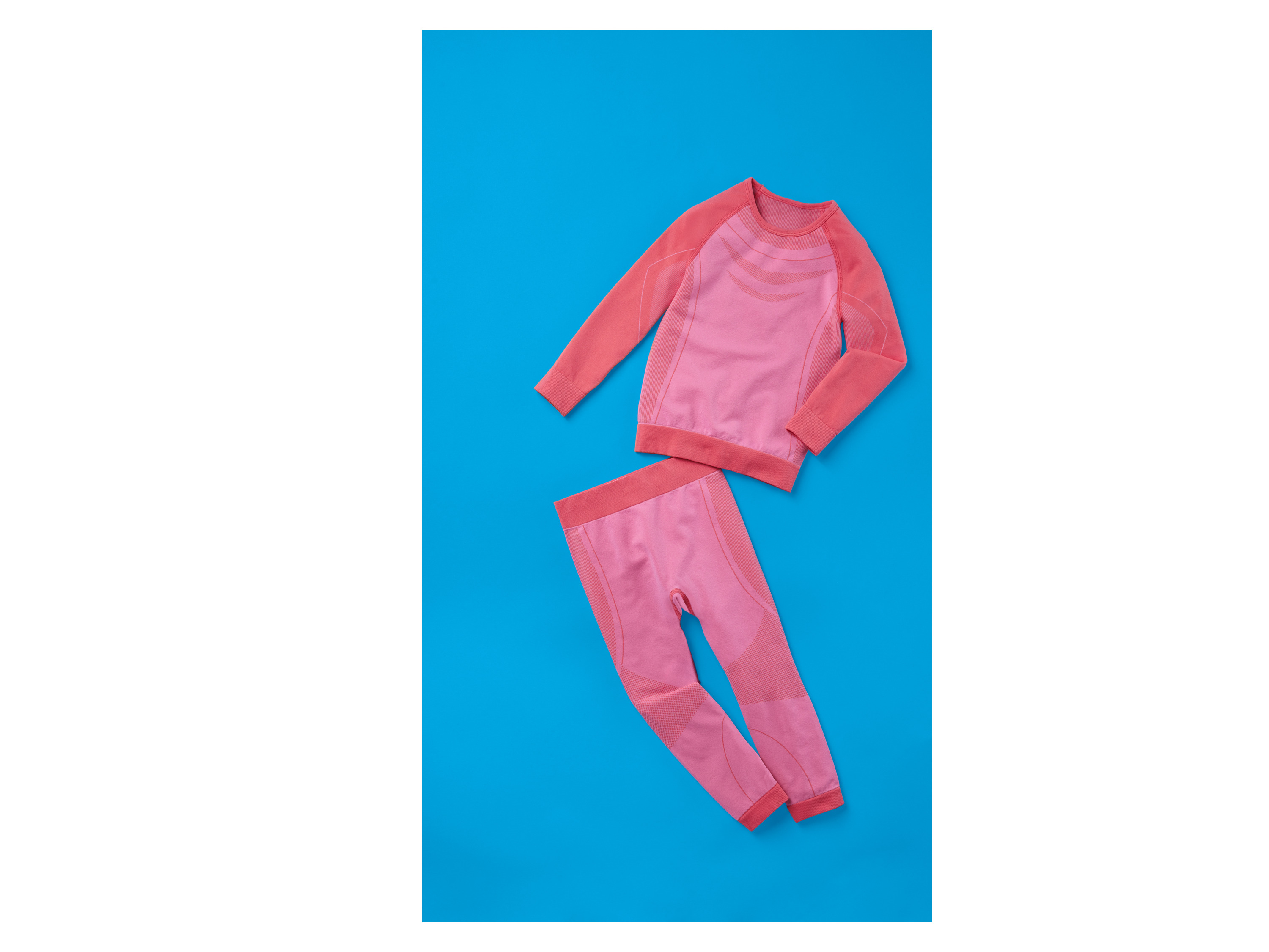 Thumbnail - lupilu® Kinder Seamless-Funktionsunterwäsche, 2-teilig (Pink, 98/104)
