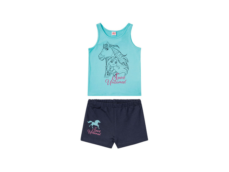 Gehe zu Vollbildansicht: Kleinkinder Mädchen Shorts und T-Shirt, 2-teilig, aus weicher Single-Jersey-Qualität - Bild 8