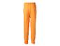 Orangefarbene Jogginghose mit elastischem Bund und Bündchen.