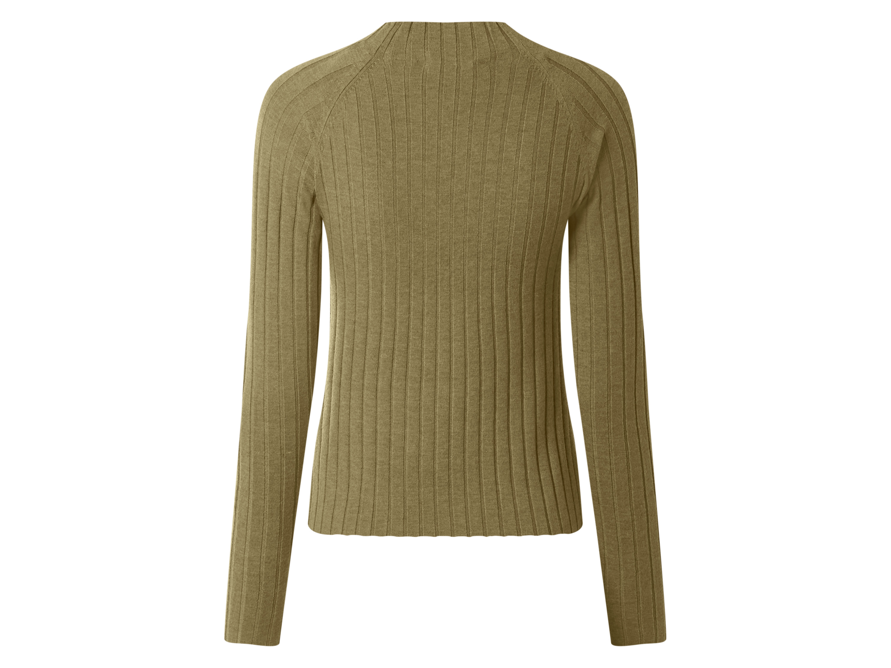 Thumbnail - esmara® Damen Pullover Rippe (Olive, M (40/42))