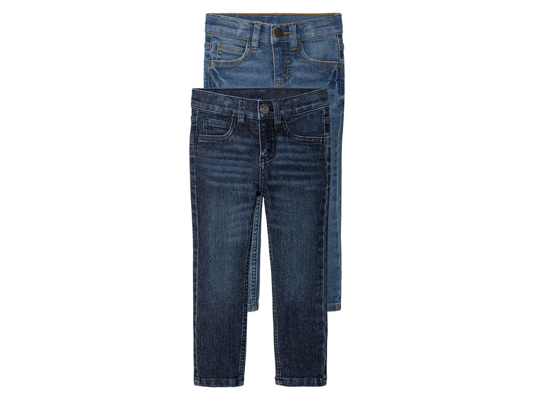 Gehe zu Vollbildansicht: lupilu® Kleinkinder Jeans, 2 Stück, Slim Fit - Bild 2