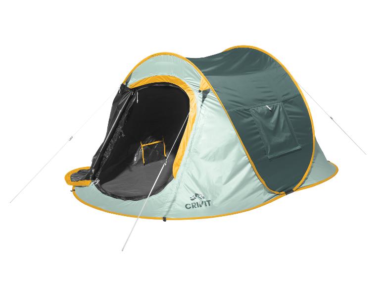 Crivit Campingzelt, grün und hellblau