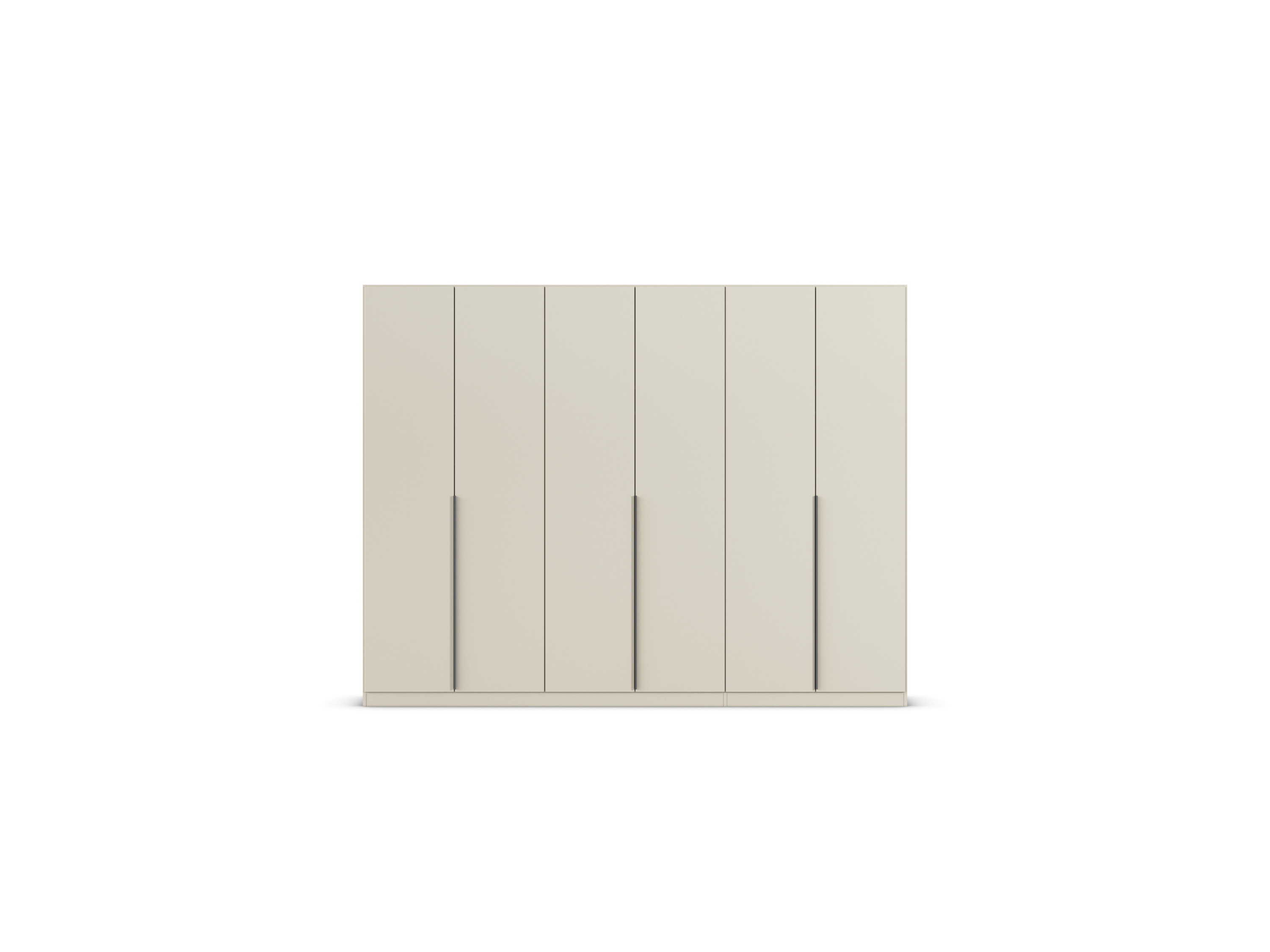 RAUCH ORANGE Drehtürenschrank Alabama (Basic-Zubehör, Beige-Champagner, Griffe Grau, 271 x 210 cm)
