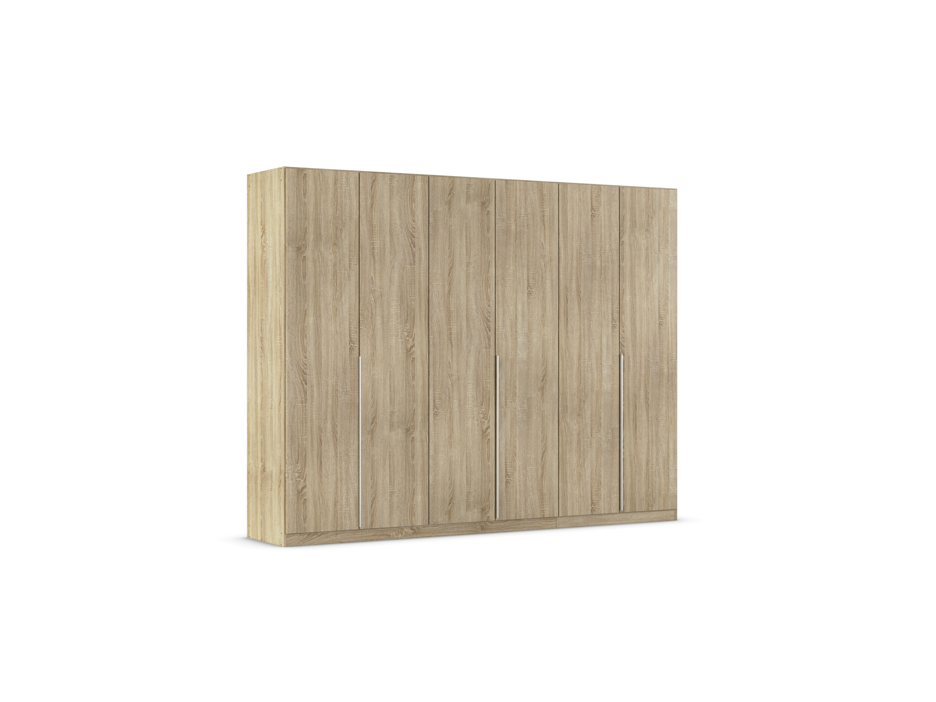 RAUCH ORANGE Drehtürenschrank Alabama (Premium-Zubehör, Eiche Sonoma, Griffe Alufarben, 271 x 210 cm) – Bild 3 von 4