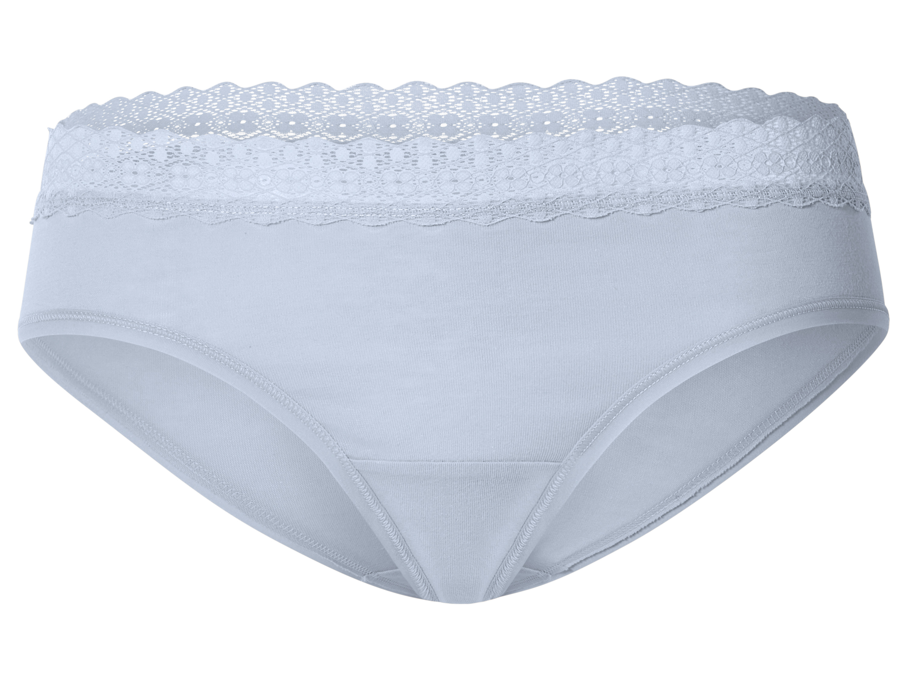 Thumbnail - esmara® Damen Hipster mit Spitze 5er (Blau/Weiß, S(36/38))