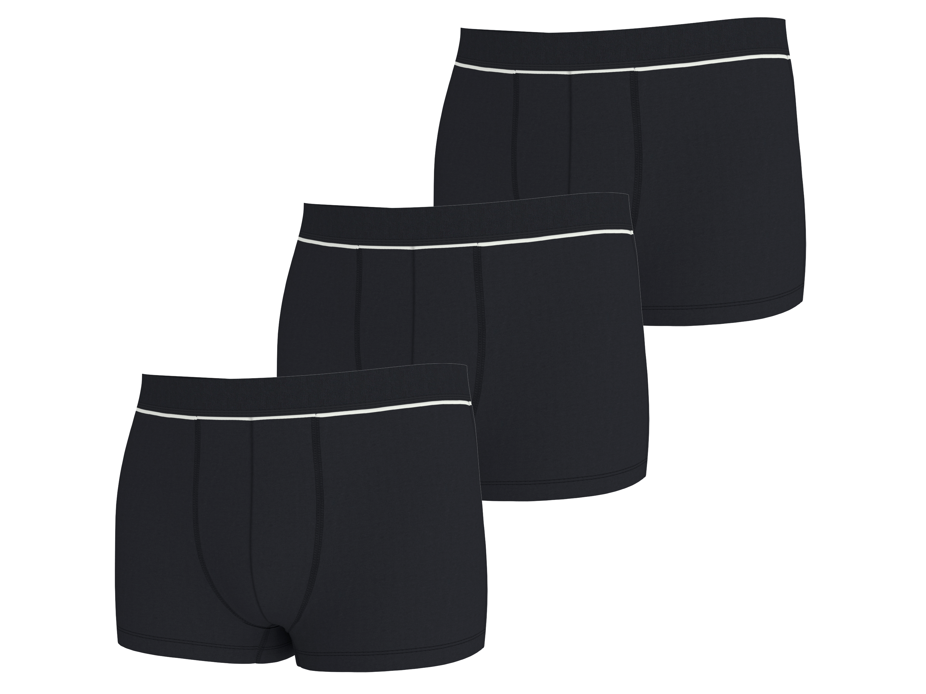 ESMARA MEN Herren Boxer, 3 Stück (Schwarz, 6/L)""