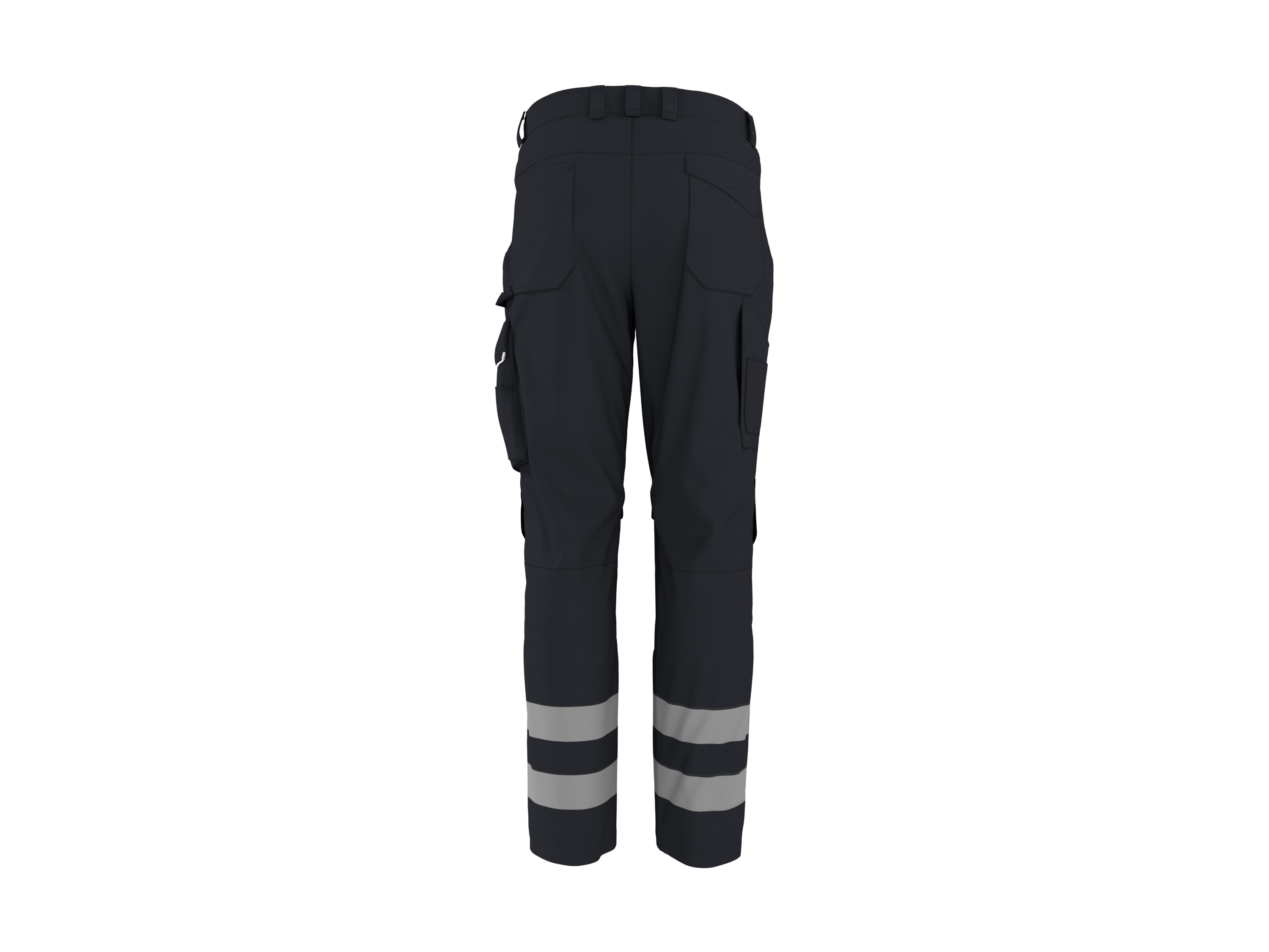PARKSIDE PERFORMANCE® Herren Arbeitsbundhose Softshell, reflektierend (Schwarz, 50) – Bild 2 von 4
