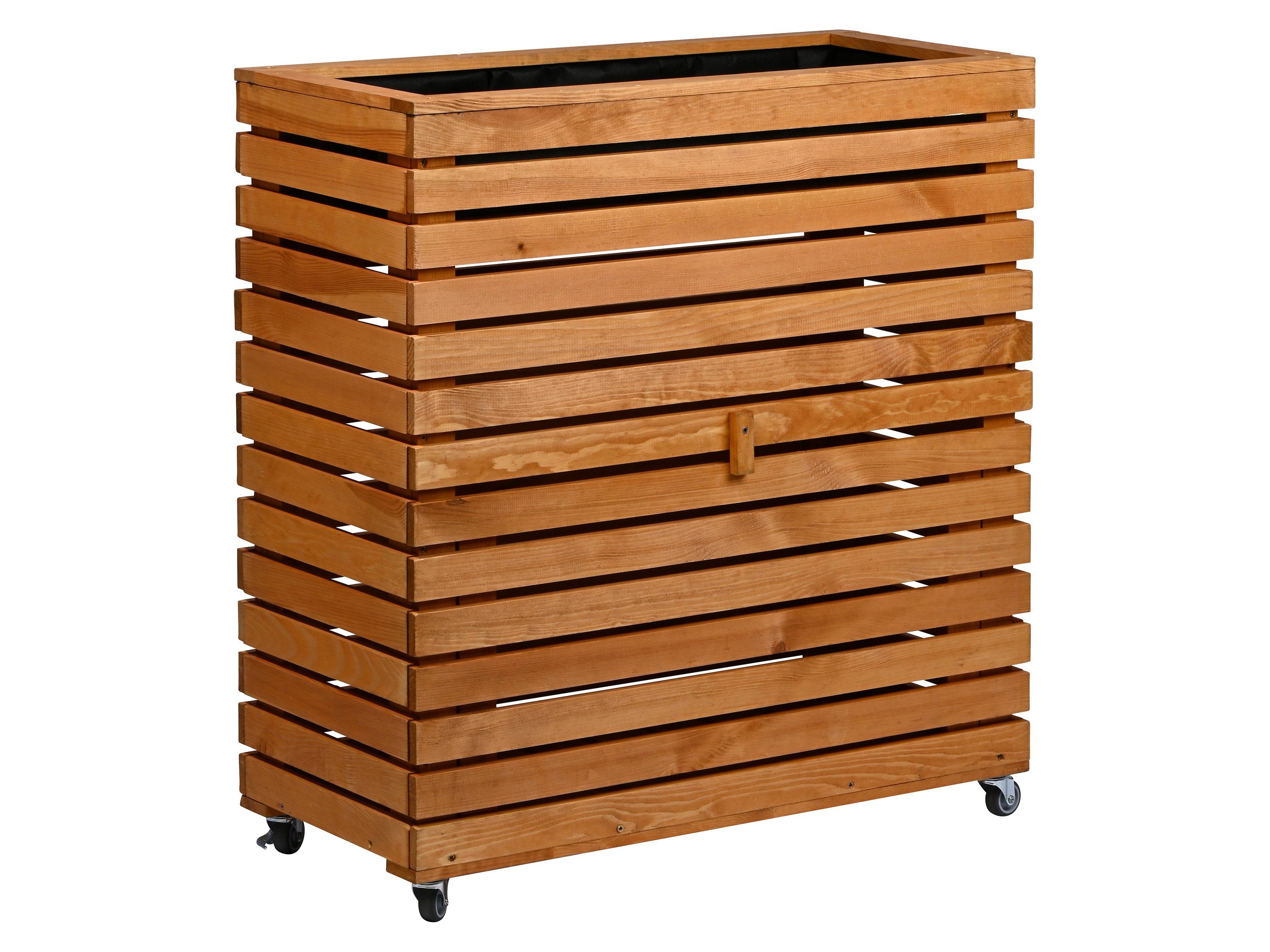 dobar Hochbeet »Rolla«, aus Kiefernholz, mit Staufach (Braun, Gr. L) | 04055894582930