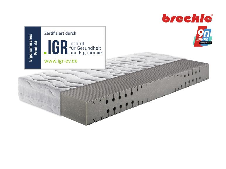 Matratze mit ergonomischem Design und 90 Jahren Familientradition.