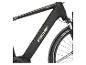 Schwarzes E-Bike mit goldenen Details und den Schriftzügen „VIATOR 4.2i“ und „FISCHER“ am Rahmen.
