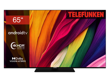 TELEFUNKEN - Fernseher »D65U750X2CW« Android Smart TV 65 Zoll 4K UHD