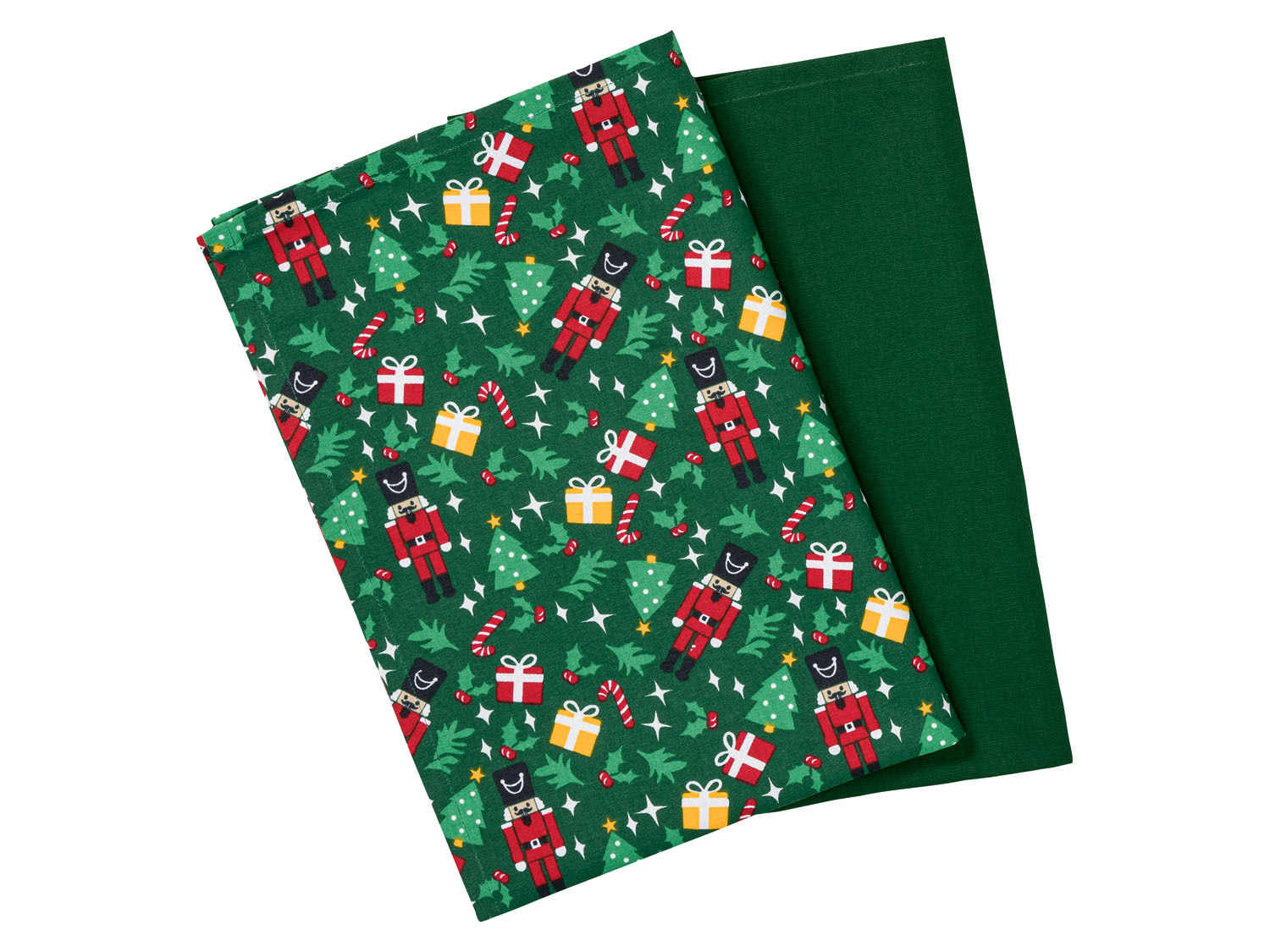 Excelsa Geschirrtuch 'Gnomo' - 50x70 Cm, 100% Baumwolle, Weihnachtliches Wichtel-Design
