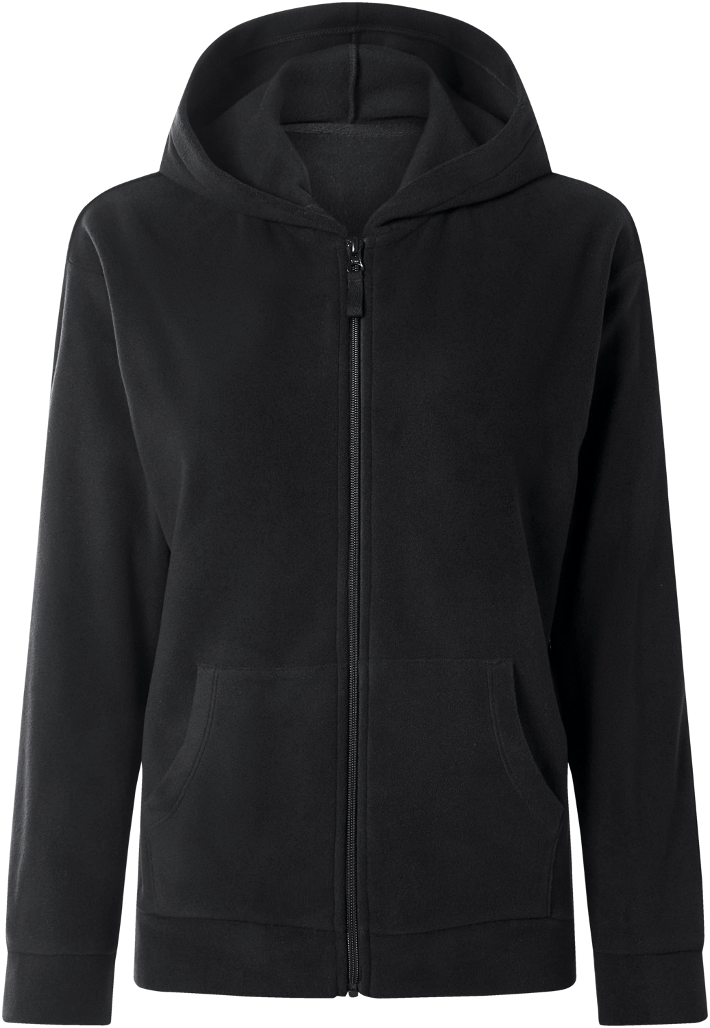 ESMARA® Damen Hausanzug Fleece (Schwarz, XS(32/34)) – Bild 2 von 4