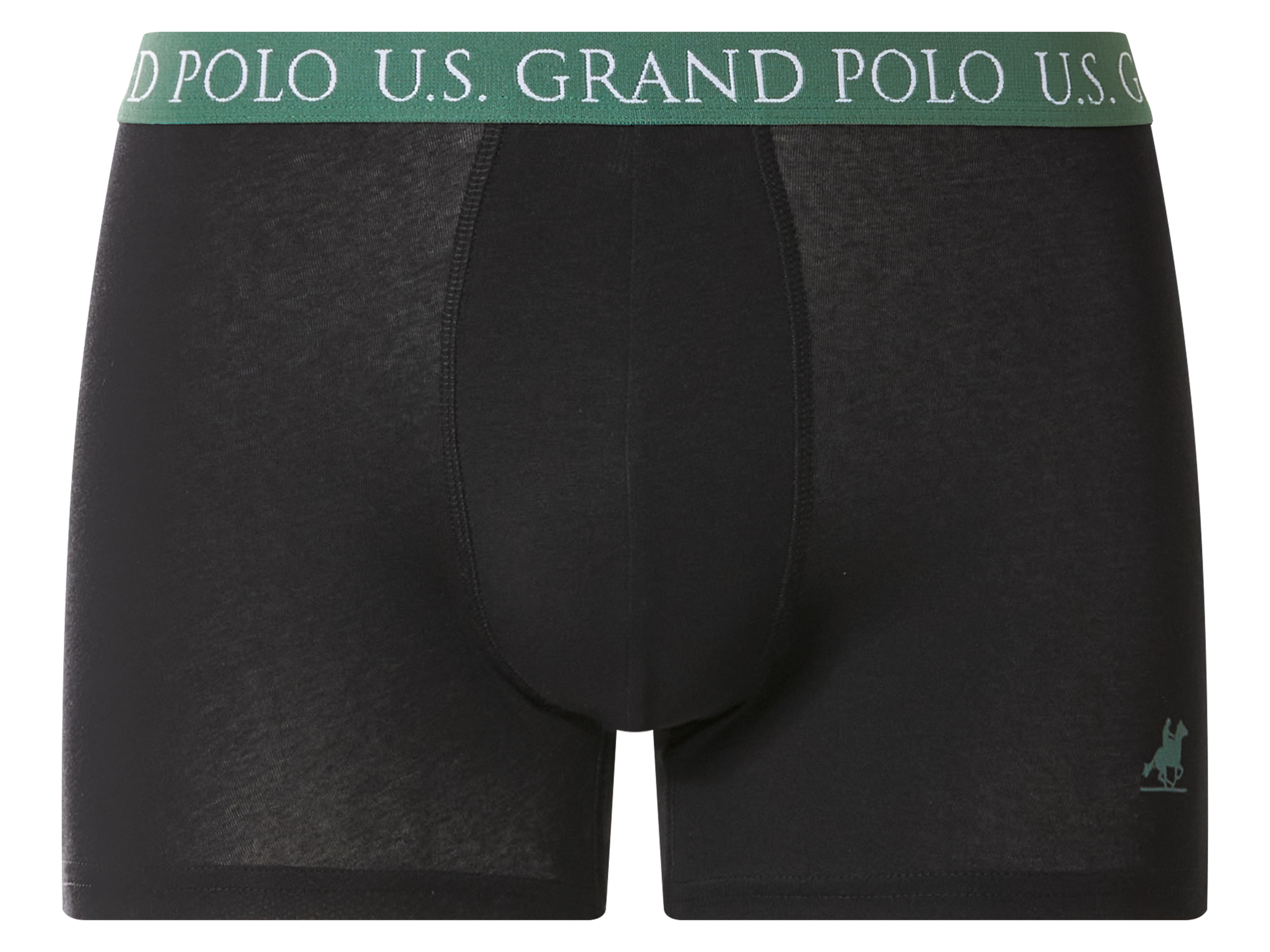 ESMARA MEN x U.S. Grand Polo Herren Boxer, 3 Stück (grün/schwarz/weiß, 5/M) – Bild 4 von 4