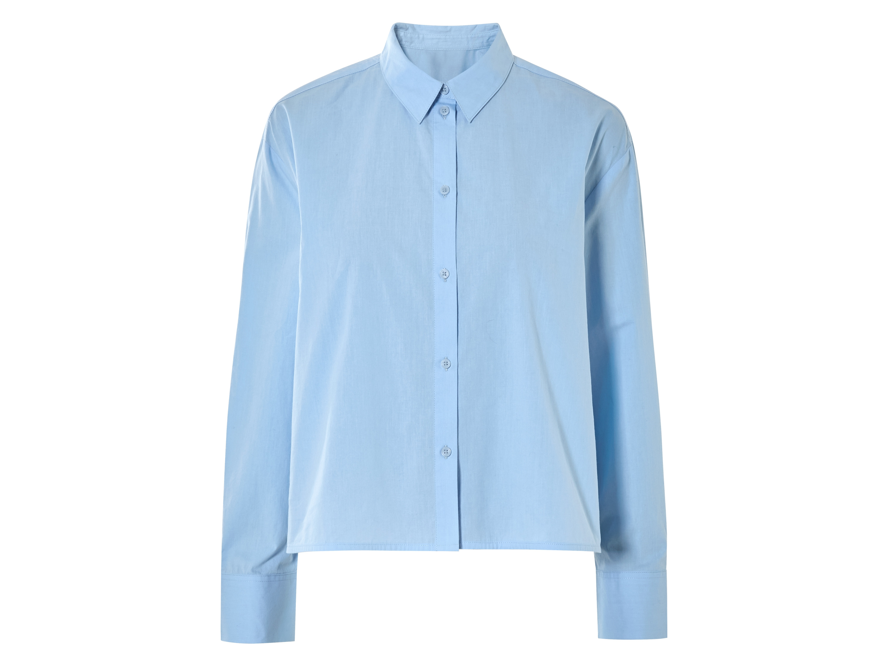 esmara® Damen Hemd (Blau, L(44/46))““ | blau/weiß