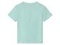 Hellblaues kurzärmeliges Kinder-T-Shirt, Rückansicht