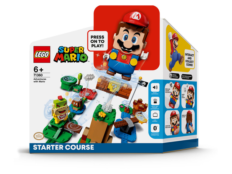 Gehe zu Vollbildansicht: LEGO® Super Mario 71360 »Abenteuer mit Mario – Starterset« - Bild 1