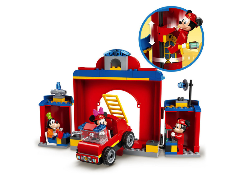 Gehe zu Vollbildansicht: LEGO® Micky and Friends 10776 »Mickys Feuerwehrstation und Feuerwehrauto« - Bild 4