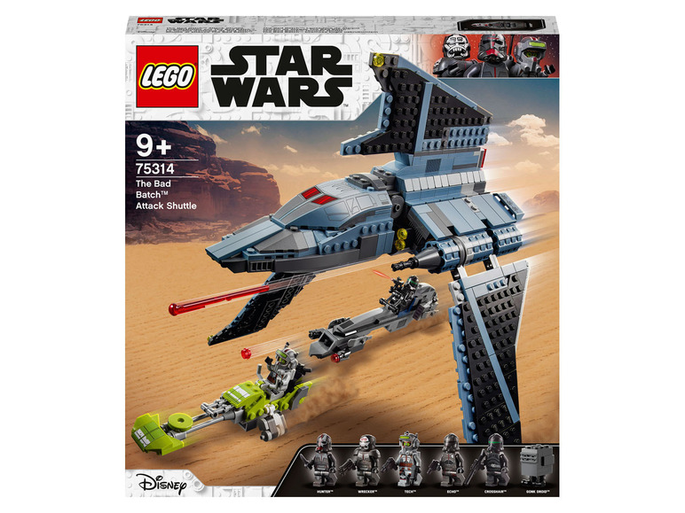 Gehe zu Vollbildansicht: LEGO® Star Wars 75314 »Angriffsshuttle aus The Bad Batch™« - Bild 1