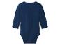 Dunkelblauer Langarm-Babybody