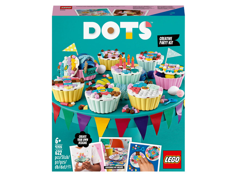 Gehe zu Vollbildansicht: LEGO® DOTs 41926 »Cupcake Partyset« - Bild 1