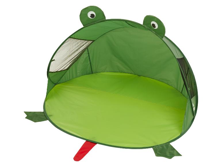 Faltbares Frosch-Spielzelt für Kinder.