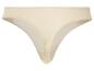 Beige String-Unterwäsche.