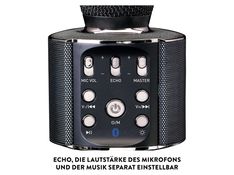 Gehe zu Vollbildansicht: Lenco Bluetooth-Karaoke-Mikrofon »BMC-180.2« - Bild 5