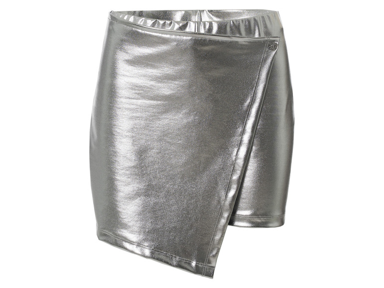 Gehe zu Vollbildansicht: esmara® Damen Hosenrock mit Metallic-Schimmereffekt - Bild 1