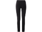 Rückansicht einer schwarzen Damen-Skinny-Jeans mit Gesäßtaschen.