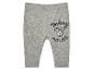 Graue Baby-Leggings mit Mickey Mouse-Druck.