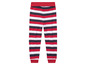 Rot-weiß-gestreifte Pyjamahose.
