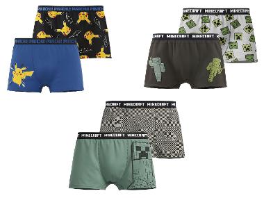 Jungen Boxershorts Doppelpack »Minecraft & Pokémon«