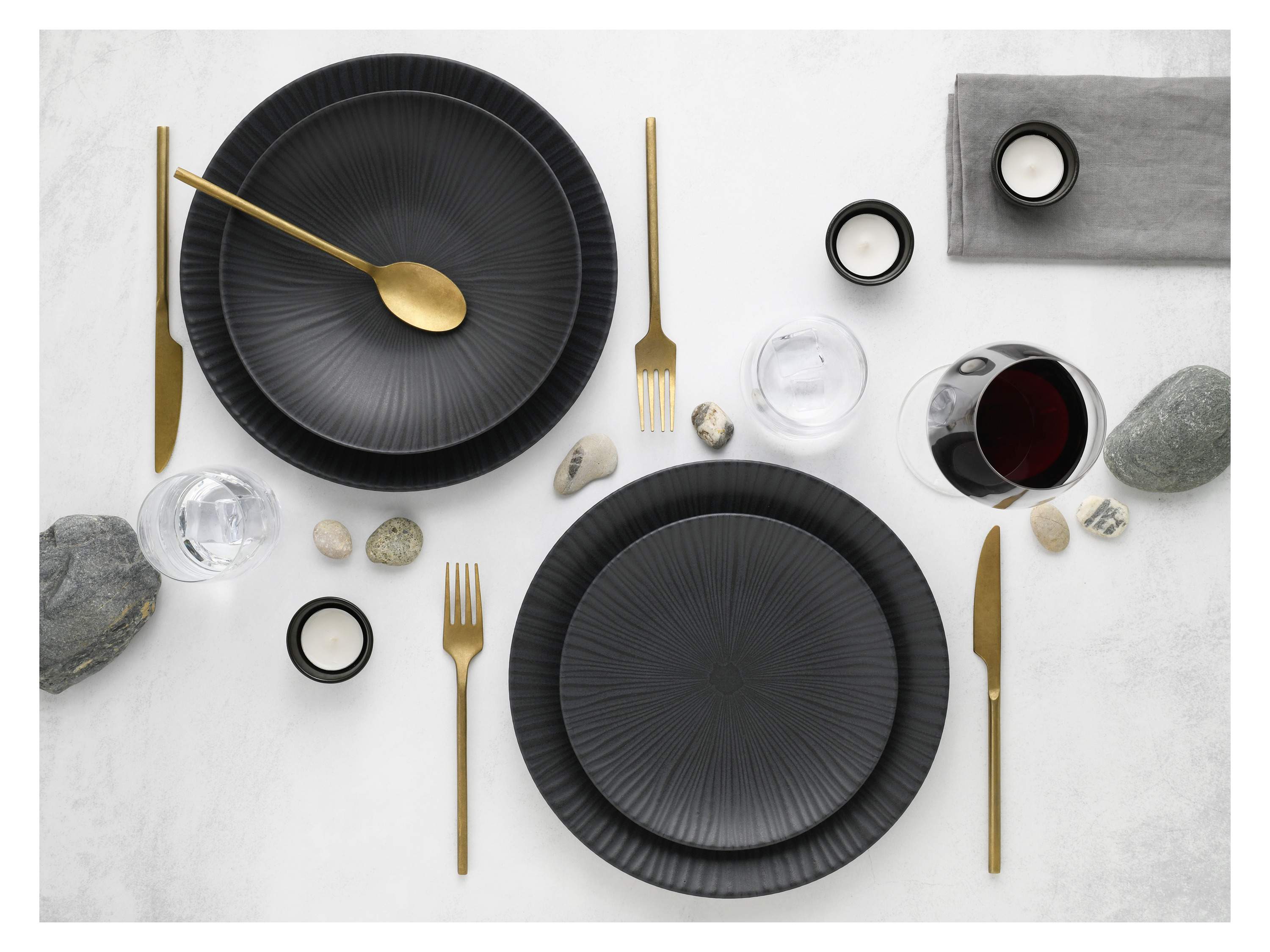 Creatable Tafelservice »Vesuvio Black«, 12-teilig 3