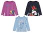 Kinder Langarmshirts: Stitch, Minnie und Elsa.