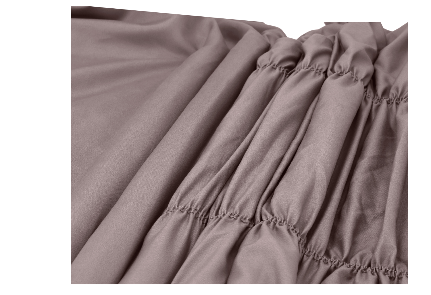 LIVARNO® Taillierte Mikrofaser-Satin-Wendebettwäsche, 200 x 220 cm (Taupe) – Bild 3 von 3