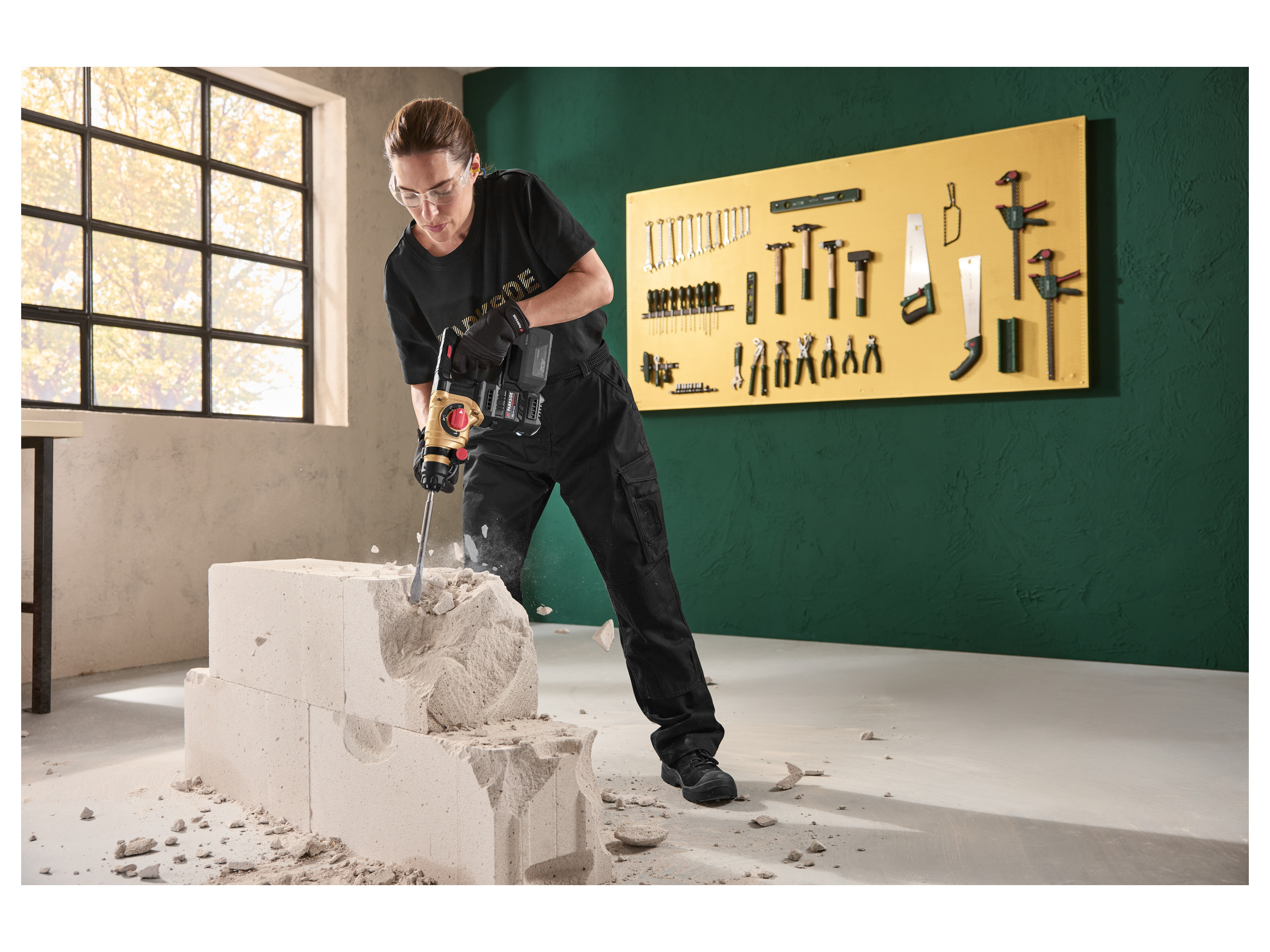 PARKSIDE PERFORMANCE® 20 V Akku-Kombihammer Limited Edition »PKHAP 2034-Li B1«, ohne Akku und Ladegerät – Bild 3 von 4