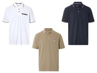 LIVERGY® Herren Poloshirt, Regular Fit, mit Kontraststreifen
