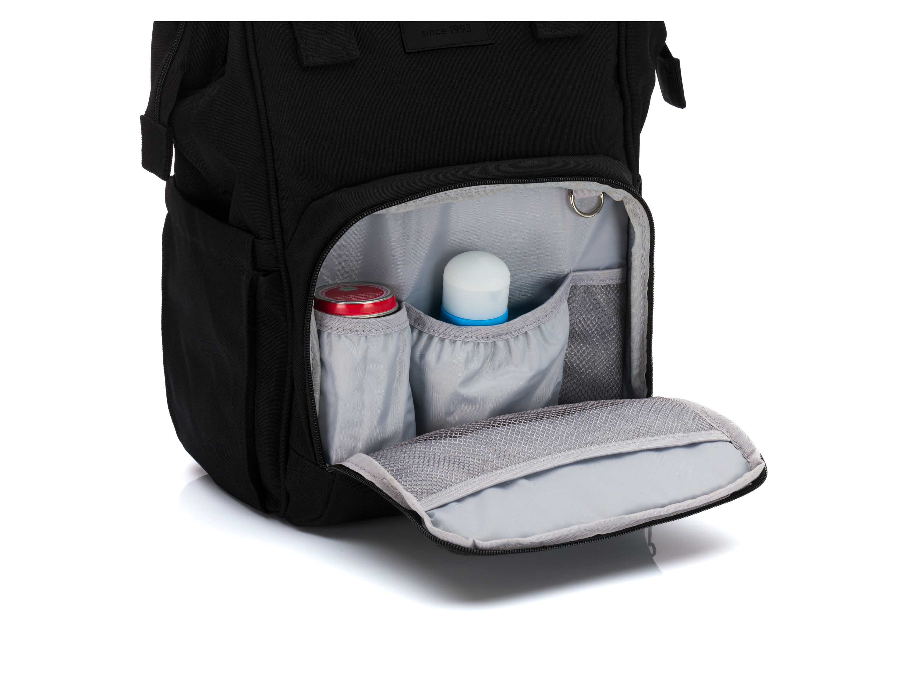 Thumbnail - Fillikid Wickelrucksack »Barcelona« (Schwarz)